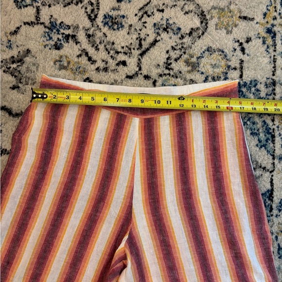 For Cynthia Multicolor Striped Capris - Picture 6 of 8